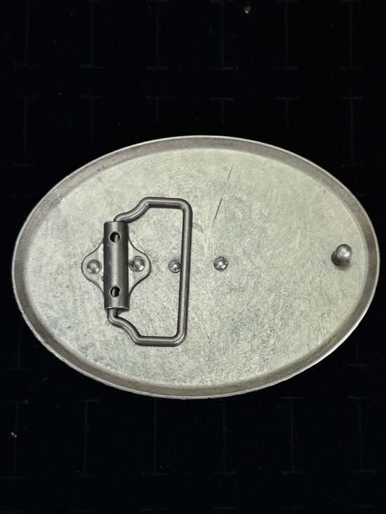 Western Brasstone & Silvertonr Longhorn Large Belt Buckle main image 6